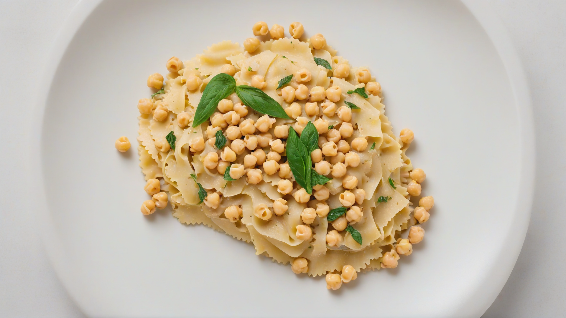 pasta e ceci cremosa